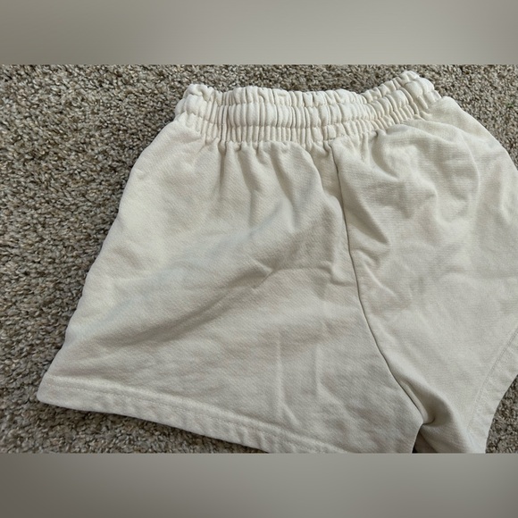 TALENTLESS Womens Heavyweight Classic Shorts Bone Size XS Drawstring Pockets - Picture 4 of 4